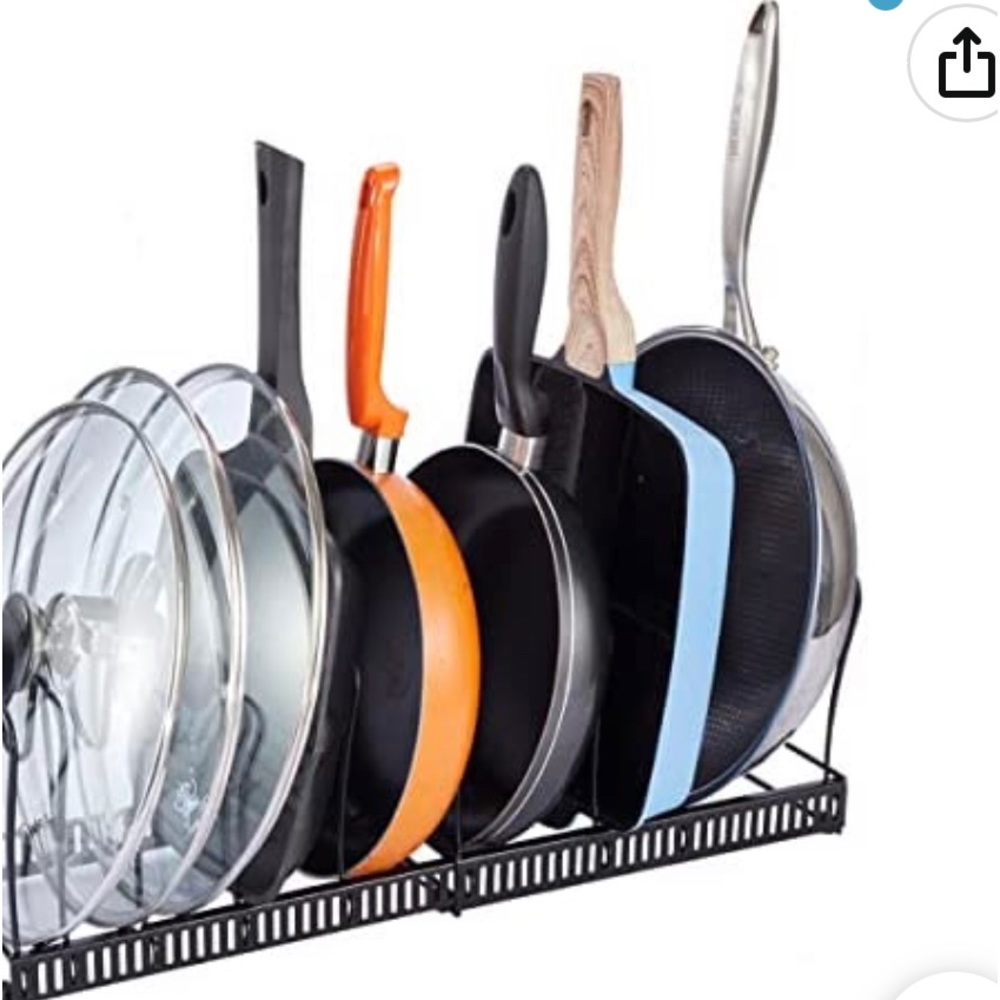 NEW Pot Racks 10 Pans and Pots Expandable Cookware organizer